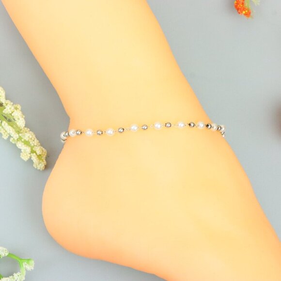 "Handmade Anklet – A Stylish Choice for Women, Thoughtful Gift Idea, EVCH1160 - Picture 1 of 9